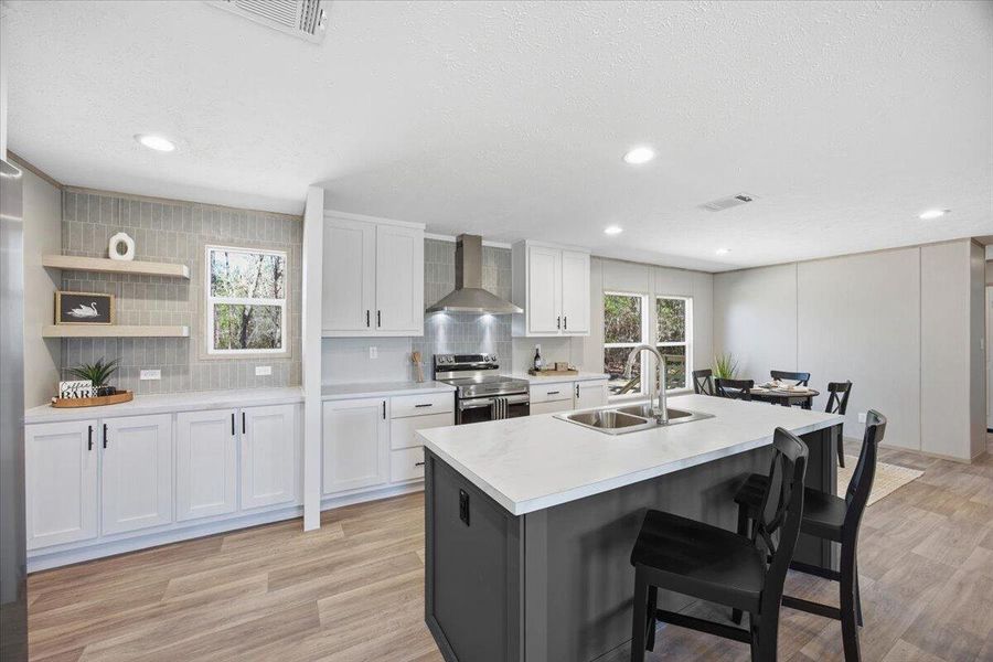 Furnished interior view inside a new home in , Cross (Image 26). Furnished interior view inside a new home in , Cross (Image 26).