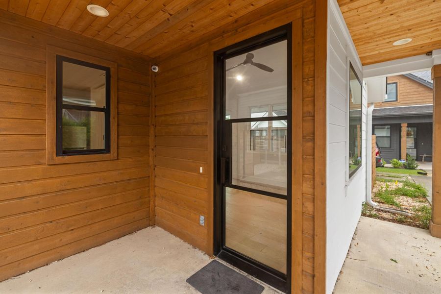 Entrance to property Entrance to property