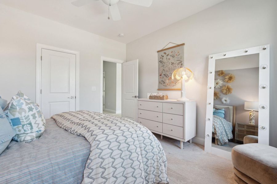 Furnished interior view inside a new home in Tidewater at Lakes of Cane Bay, Summerville (Image 11).