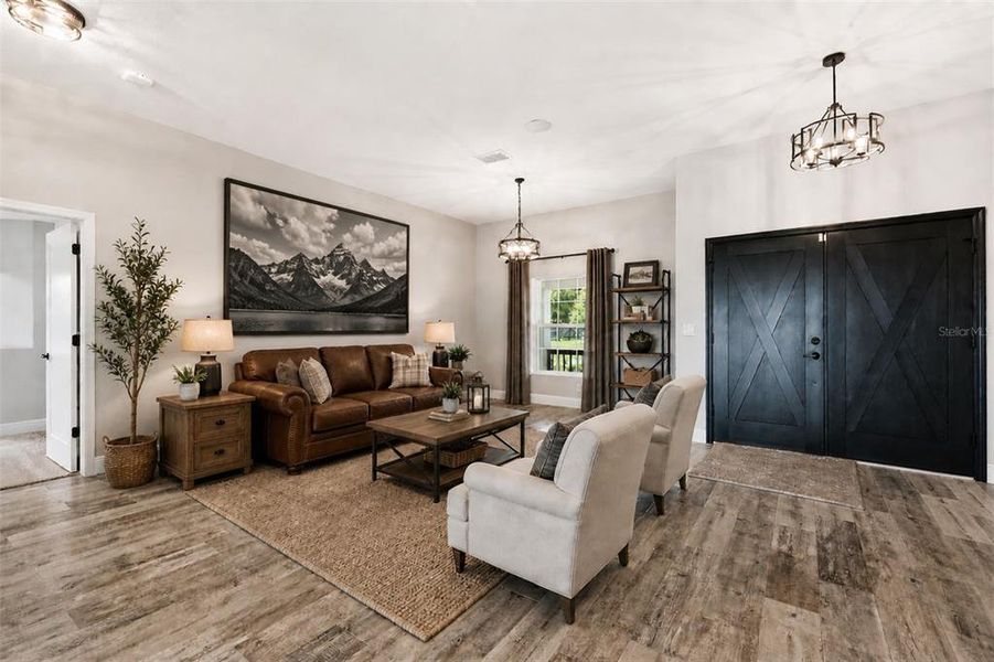 Furnished interior view inside a new home in , Brooksville (Image 19).