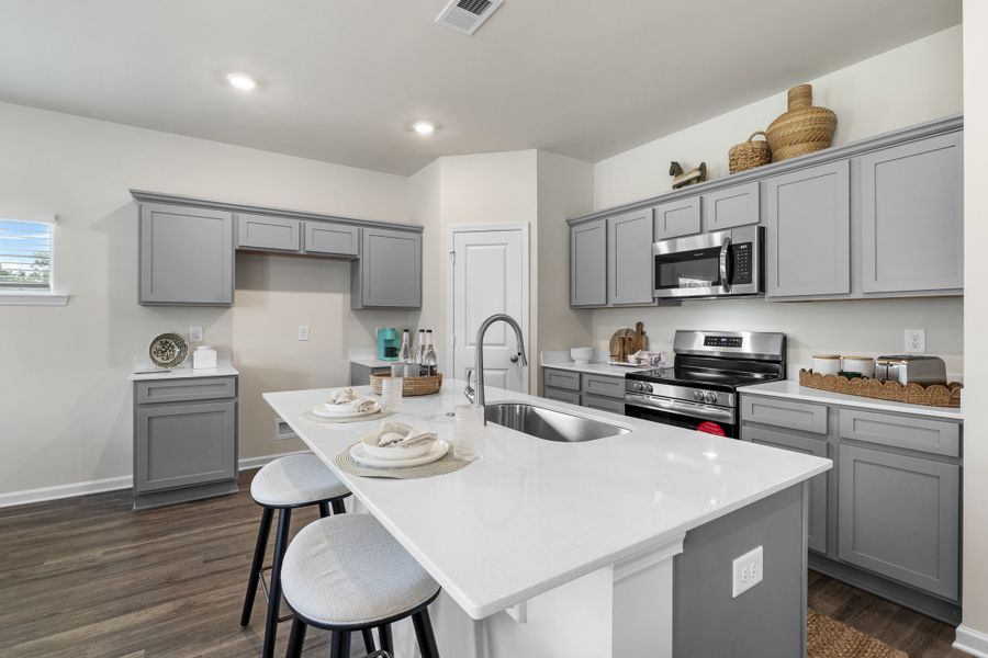 Furnished interior view inside a new home in South Lake Commons, Lexington (Image 9).