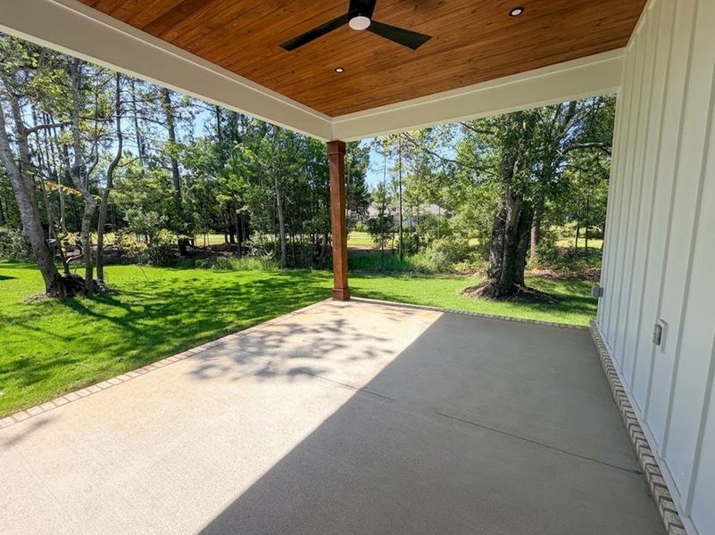 Exterior details and patio area of a home in Steamboat Landing at Hammock Bay, Freeport (Image 2). Exterior details and patio area of a home in Steamboat Landing at Hammock Bay, Freeport (Image 2).