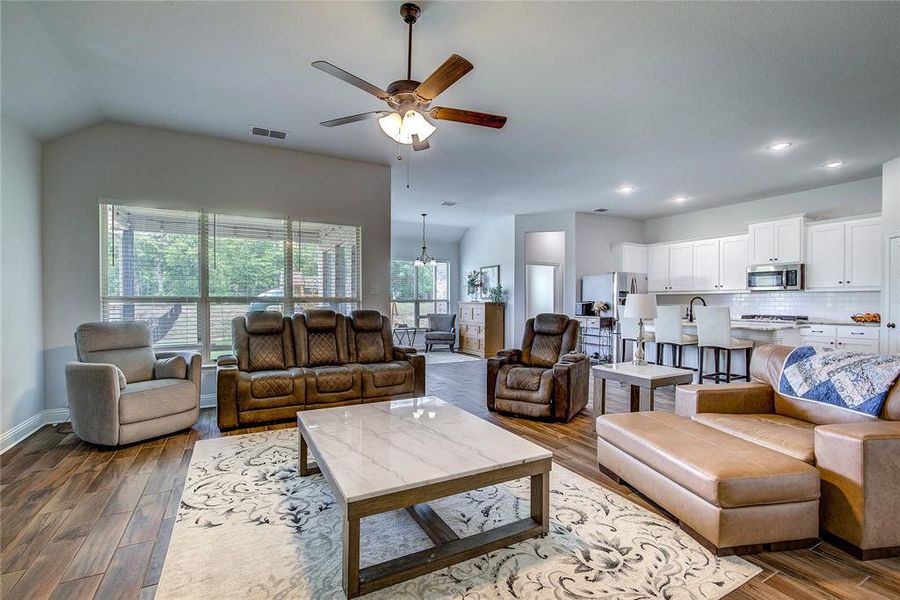 Furnished interior view inside a new home in , Lone Oak (Image 26). Furnished interior view inside a new home in , Lone Oak (Image 26).