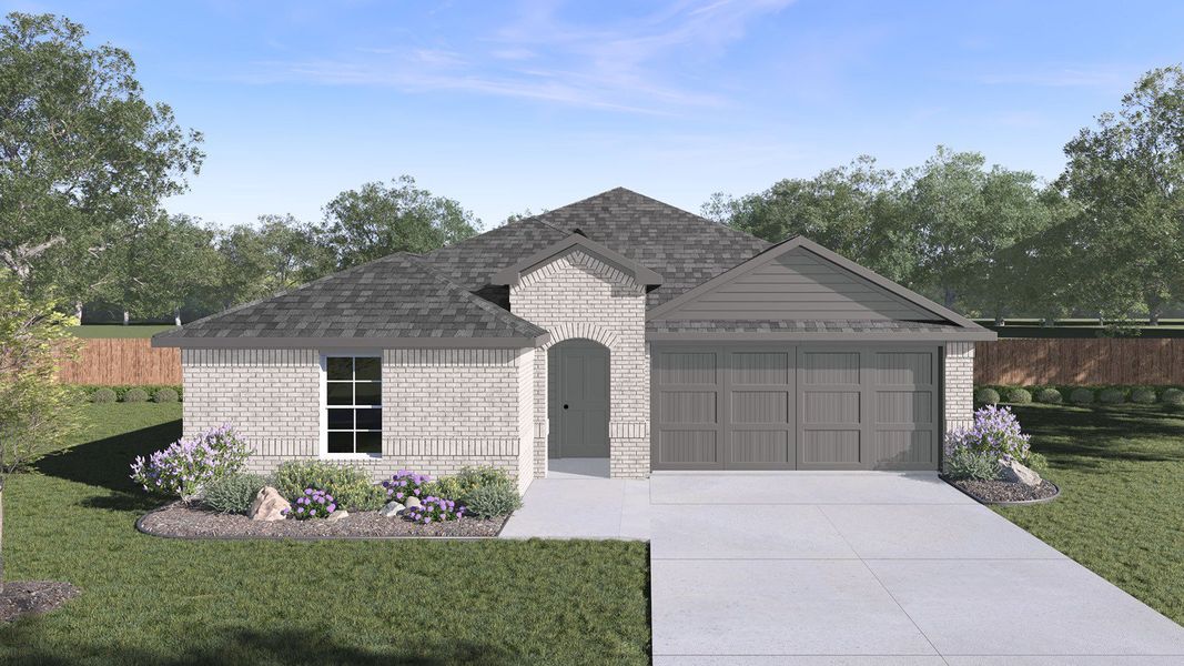 Representative exterior photo of a completed home built from the Fairfield by D.R. Horton in Holly Trails, Sour Lake, TX (Image 1). Representative exterior photo of a completed home built from the Fairfield by D.R. Horton in Holly Trails, Sour Lake, TX (Image 1).