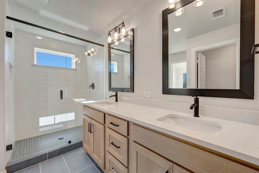 Furnished interior view inside a new home in Painted Tree Woodland West – Cottages, McKinney (Image 13).
