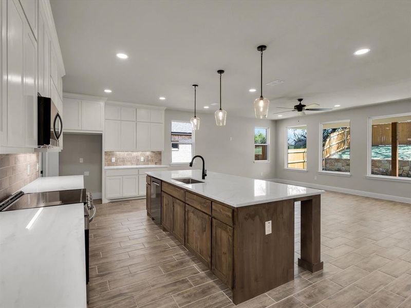 Furnished interior view inside a new home in , Springtown (Image 4).