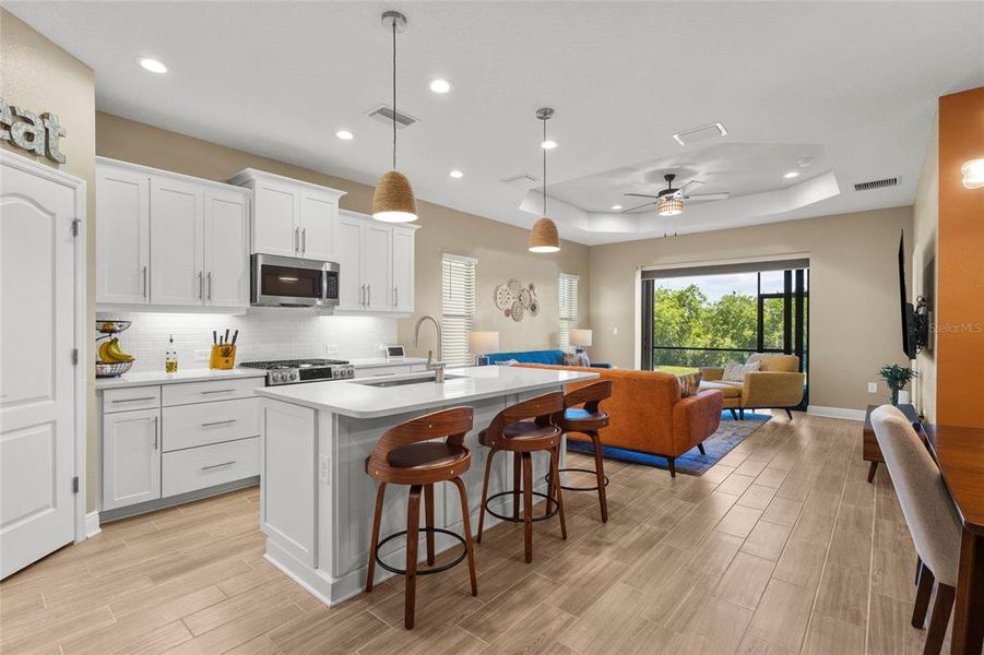 Furnished interior view inside a new home in , Nokomis (Image 7).