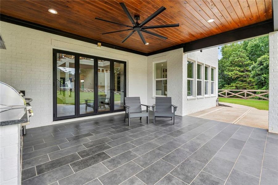 Exterior details and patio area of a home in , Braselton (Image 33). Exterior details and patio area of a home in , Braselton (Image 33).
