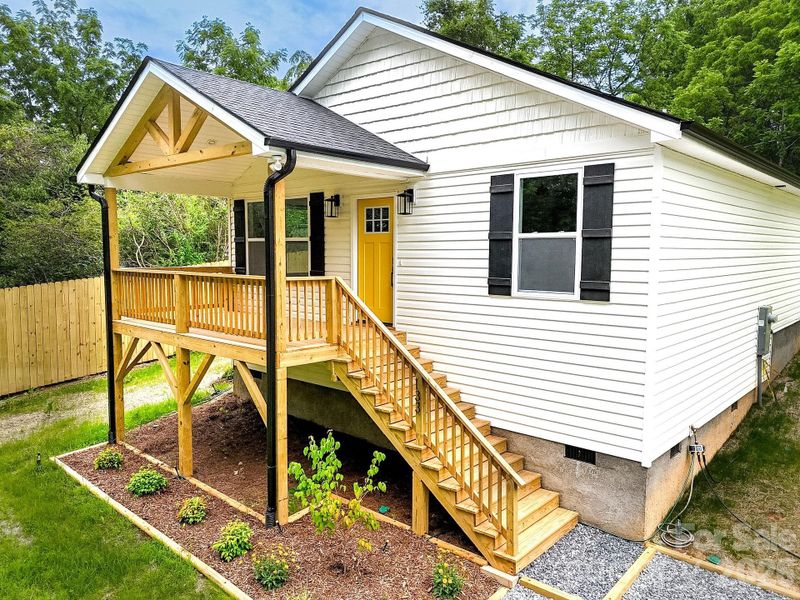 Exterior details and patio area of a home in , Hendersonville (Image 2). Exterior details and patio area of a home in , Hendersonville (Image 2).