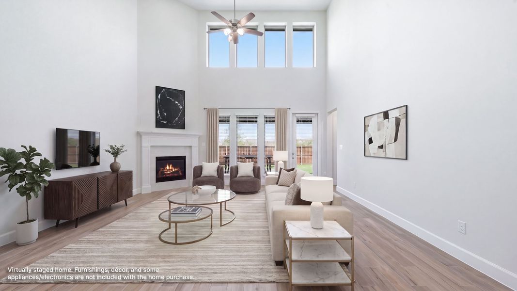 Furnished interior view inside a new home in Devonshire, Forney (Image 7).