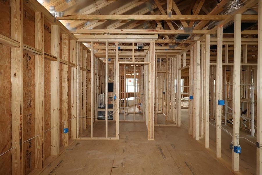 In-progress construction of a new home in Center Lake on the Park, St. Cloud, FL (Image 11).