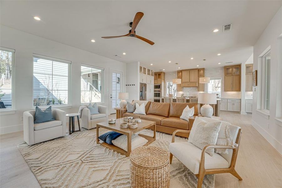 Furnished interior view inside a new home in , Eustace (Image 13).