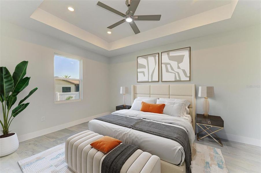 Furnished interior view inside a new home in , Venice (Image 5). Furnished interior view inside a new home in , Venice (Image 5).