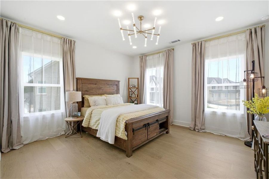 Furnished interior view inside a new home in , Alpharetta (Image 11).