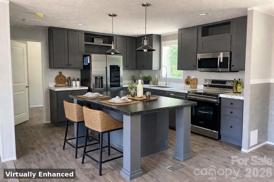 Furnished interior view inside a new home in , Morganton (Image 7).