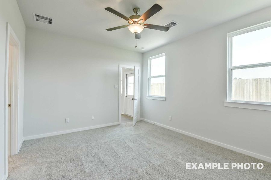 Spacious, unfurnished interior of a new home in Caney Creek Place, Conroe (Image 23). Spacious, unfurnished interior of a new home in Caney Creek Place, Conroe (Image 23).