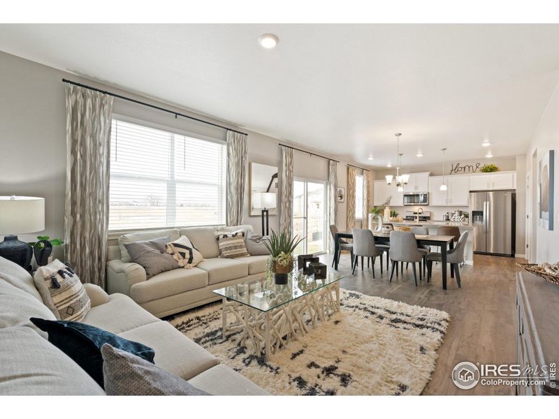 Furnished interior view inside a new home in Vista Meadows, Fort Lupton (Image 15).