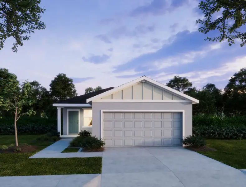 Representative exterior photo of a completed home built from the Ventura by Maronda Homes in Malabar Springs, Palm Bay, FL (Image 6).