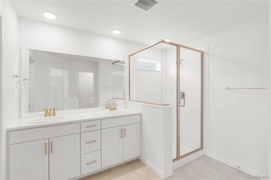 Furnished interior view inside a new home in , Colorado Springs (Image 16).