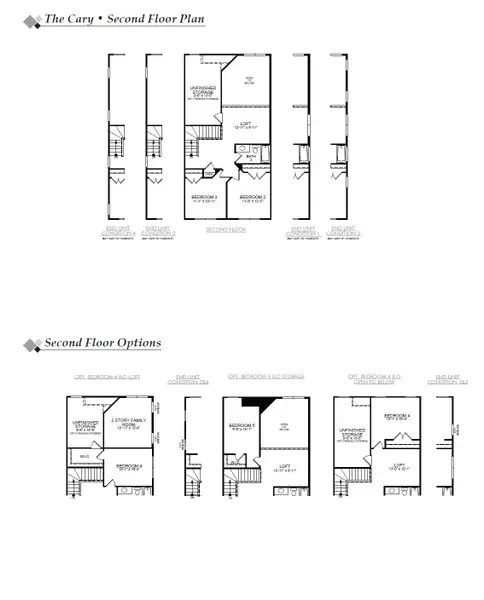 2D floor plan layout of this home in Blythe Mill Townhomes, Waxhaw, NC (Image 3).