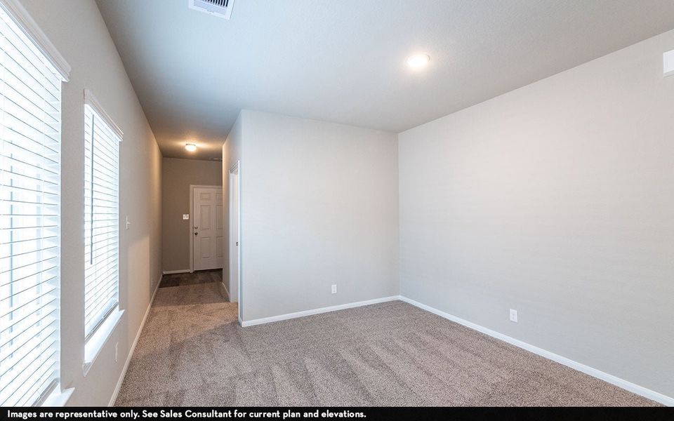 Representative unfurnished interior of a home built from the Oak II by CastleRock Communities in Chasin Heights, Converse (Image 12). Representative unfurnished interior of a home built from the Oak II by CastleRock Communities in Chasin Heights, Converse (Image 12).
