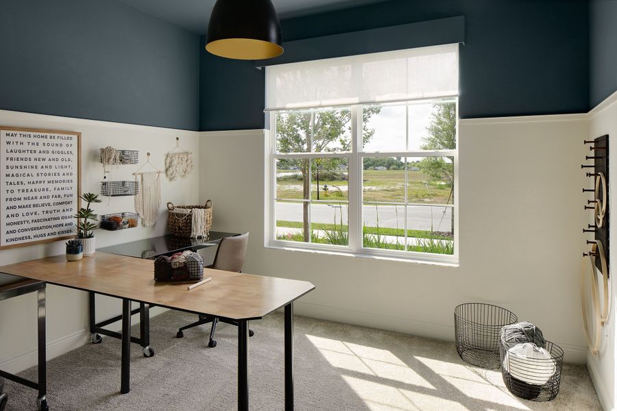 Representative furnished interior of a home built from the Hazel by Inland Homes in Avalon West, Spring Hill (Image 16).
