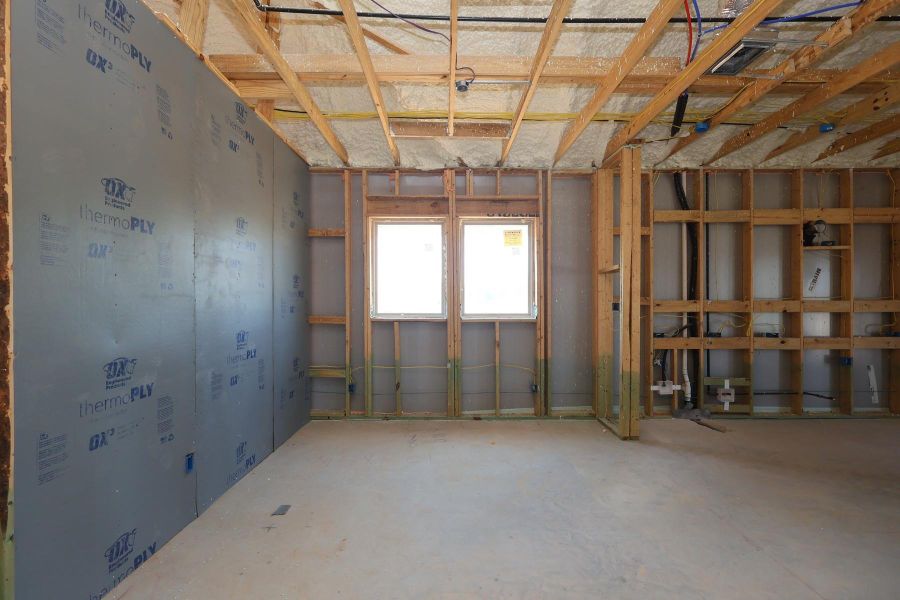 In-progress construction of a new home in Grand Central Park - Ascent Collection, Conroe, TX (Image 10).