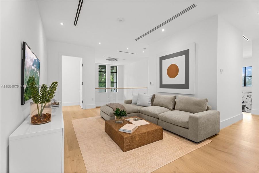 Furnished interior view inside a new home in , Miami (Image 12).