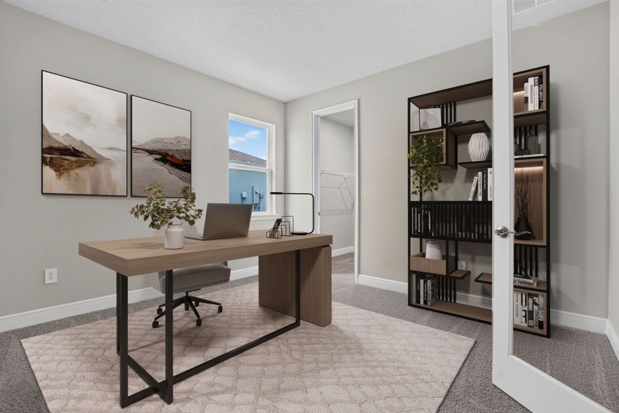 Furnished interior view inside a new home in Windwater, Parrish (Image 8).
