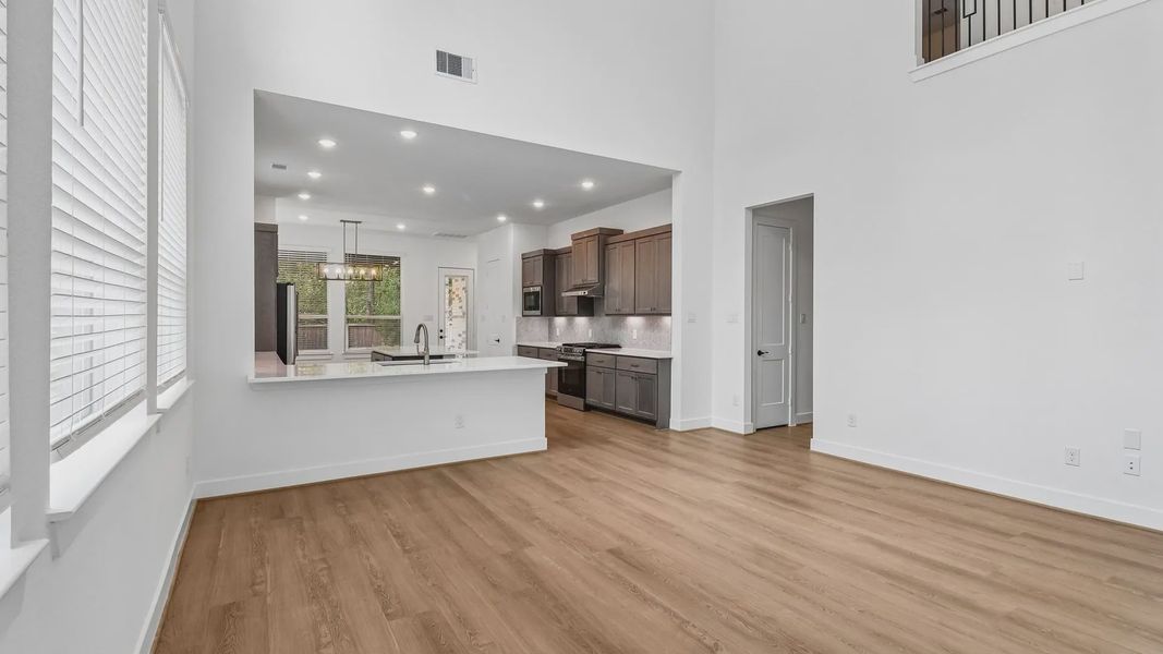 Spacious, unfurnished interior of a new home in The Woodland Hills 50', Willis (Image 18). Spacious, unfurnished interior of a new home in The Woodland Hills 50', Willis (Image 18).