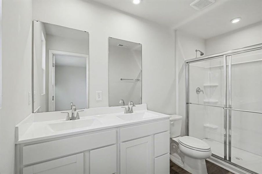 Furnished interior view inside a new home in Sterling Oaks, Ash (Image 7). Furnished interior view inside a new home in Sterling Oaks, Ash (Image 7).