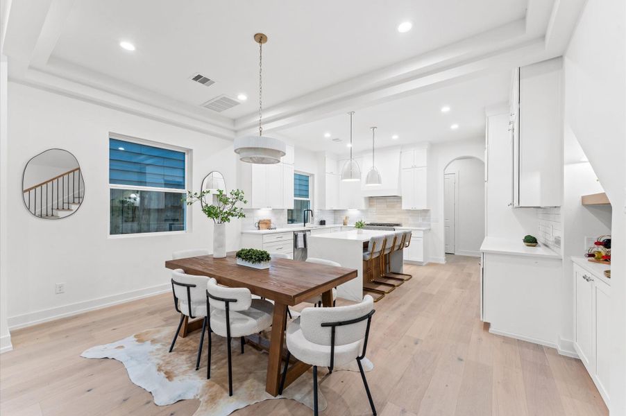 Furnished interior view inside a new home in , Houston (Image 8). Furnished interior view inside a new home in , Houston (Image 8).