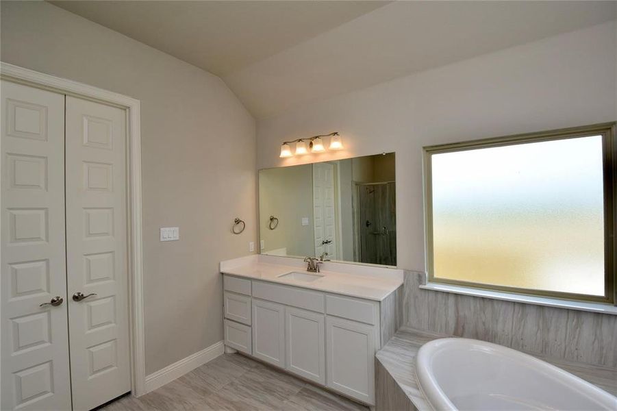 Furnished interior in a model home at Stone Henge II in Sanger (Image 11).