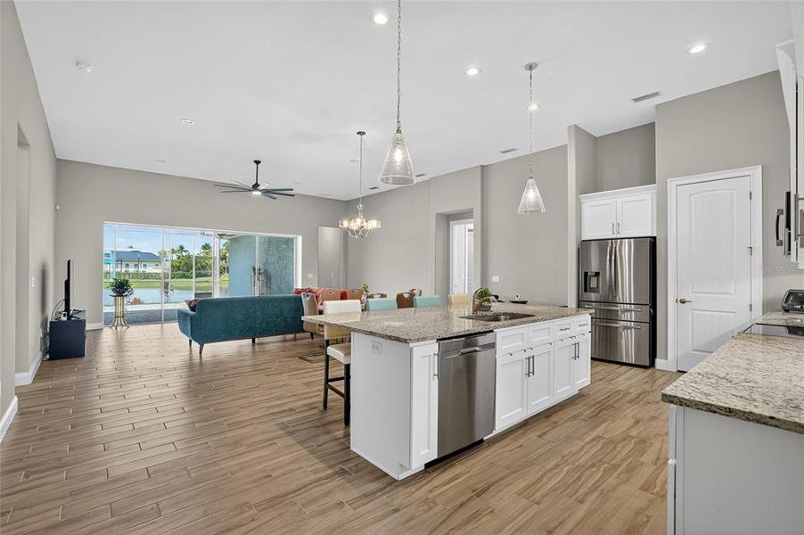 Furnished interior view inside a new home in , Daytona Beach (Image 30).