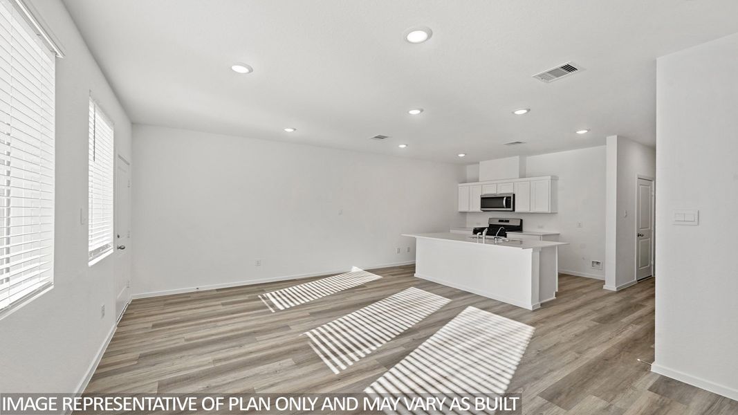 Spacious, unfurnished interior of a new home in The Villas at Legacy Park, Houston (Image 17). Spacious, unfurnished interior of a new home in The Villas at Legacy Park, Houston (Image 17).