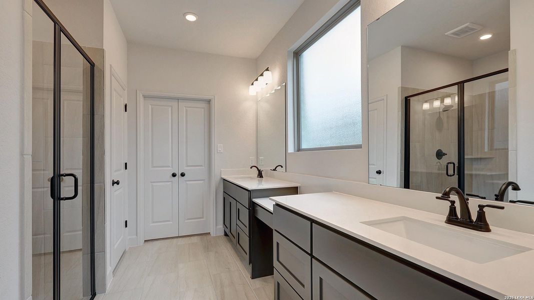 Furnished interior view inside a new home in Ladera, San Antonio (Image 10).