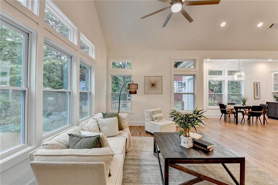 Furnished interior view inside a new home in , Atlanta (Image 28).