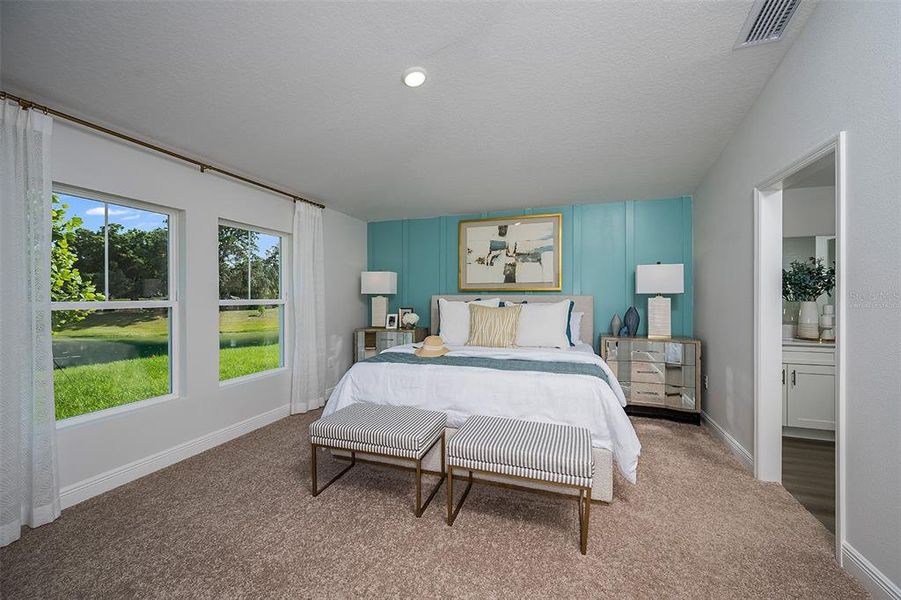Furnished interior view inside a new home in Pasadena Landing, Wesley Chapel (Image 10).