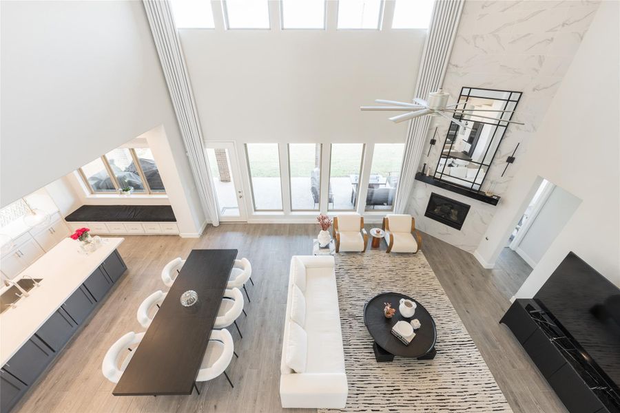 Furnished interior view inside a new home in Elyson, Katy (Image 18).