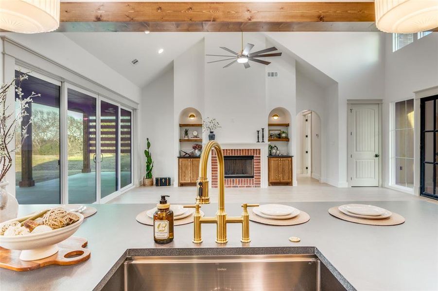 Furnished interior view inside a new home in , Waxahachie (Image 12).