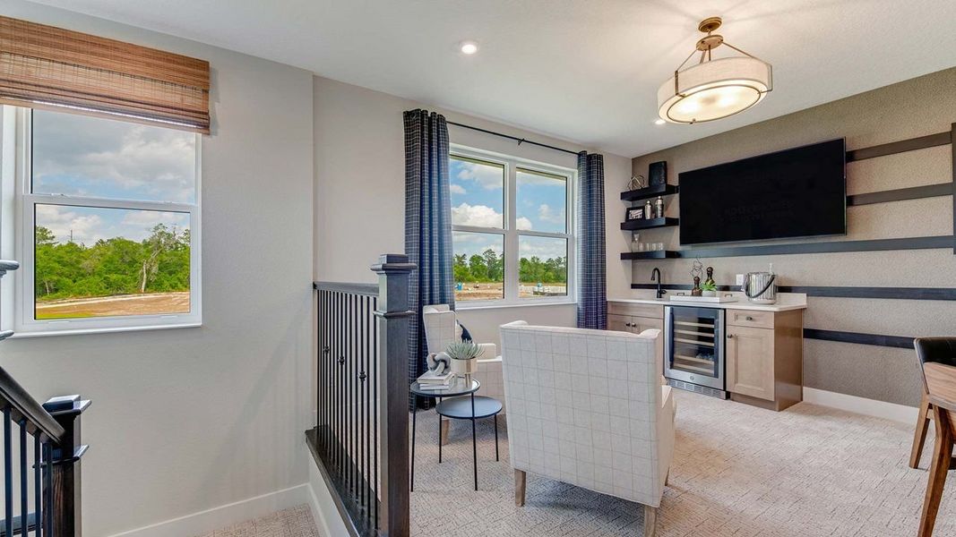 2nd Floor Bonus Room - Model shown is from sister community 2nd Floor Bonus Room - Model shown is from sister community