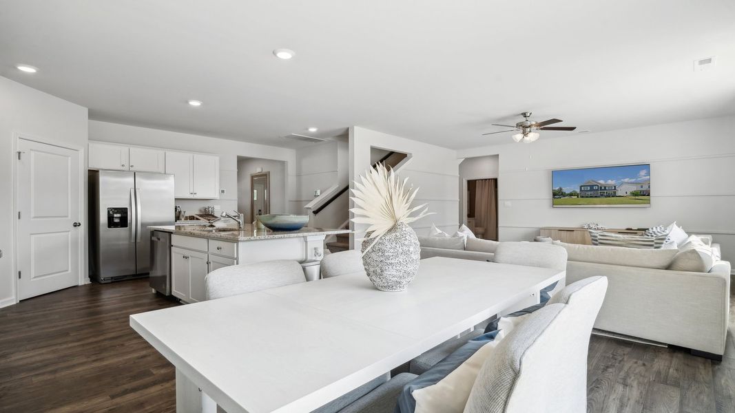 Representative furnished interior of a home built from the Hayden by D.R. Horton in Tooley Harbor, Elizabeth City (Image 11).