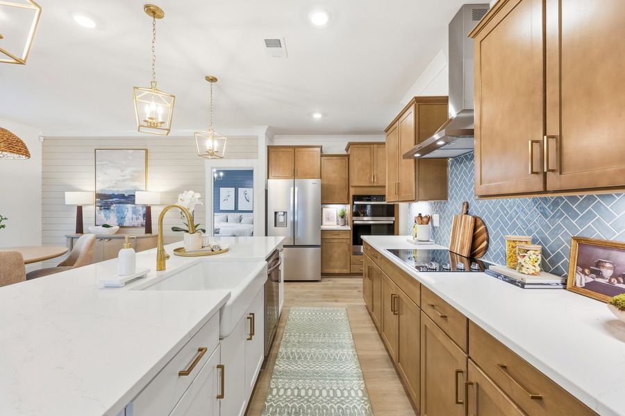 Representative furnished interior of a home built from the Carolyn II by Great Southern Homes in Edgefield, Loris (Image 36).