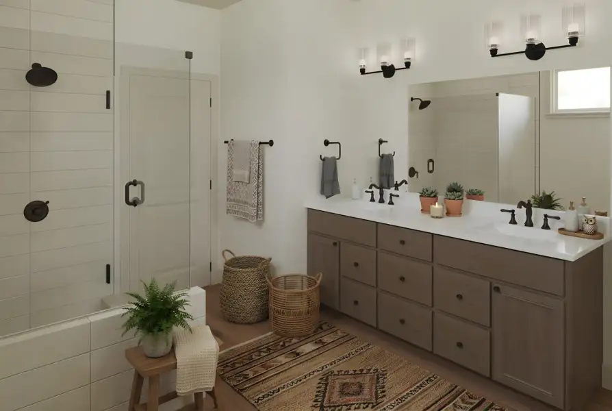Furnished interior view inside a new home in Stonehaven, Winder (Image 38).