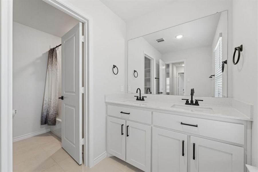 Furnished interior view inside a new home in Spiritas Ranch, Little Elm (Image 14). Furnished interior view inside a new home in Spiritas Ranch, Little Elm (Image 14).