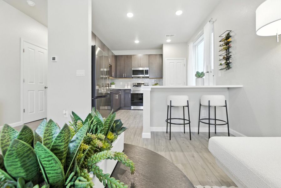 Representative furnished interior of a home built from the Denali by Landsea Homes in Pintail Commons at Johnstown Village, Johnstown (Image 16).