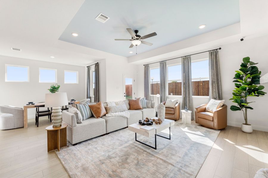 Representative furnished interior of a home built from the The Laurel G by Davidson Homes LLC in Meadow Ridge Estates, Josephine (Image 14).