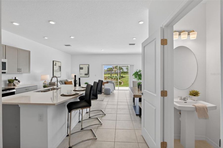 Furnished interior view inside a new home in , Wesley Chapel (Image 15).