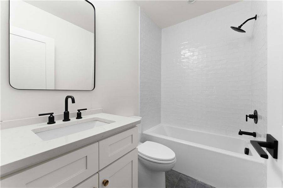 Furnished interior view inside a new home in , Atlanta (Image 34).