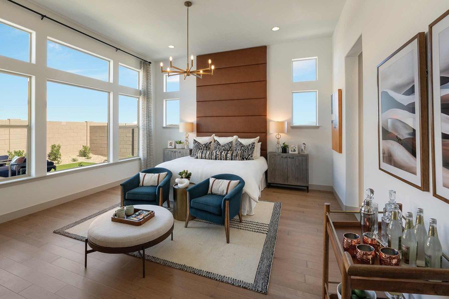 Furnished interior view inside a new home in Escena at Blossom Rock, Apache Junction (Image 6).